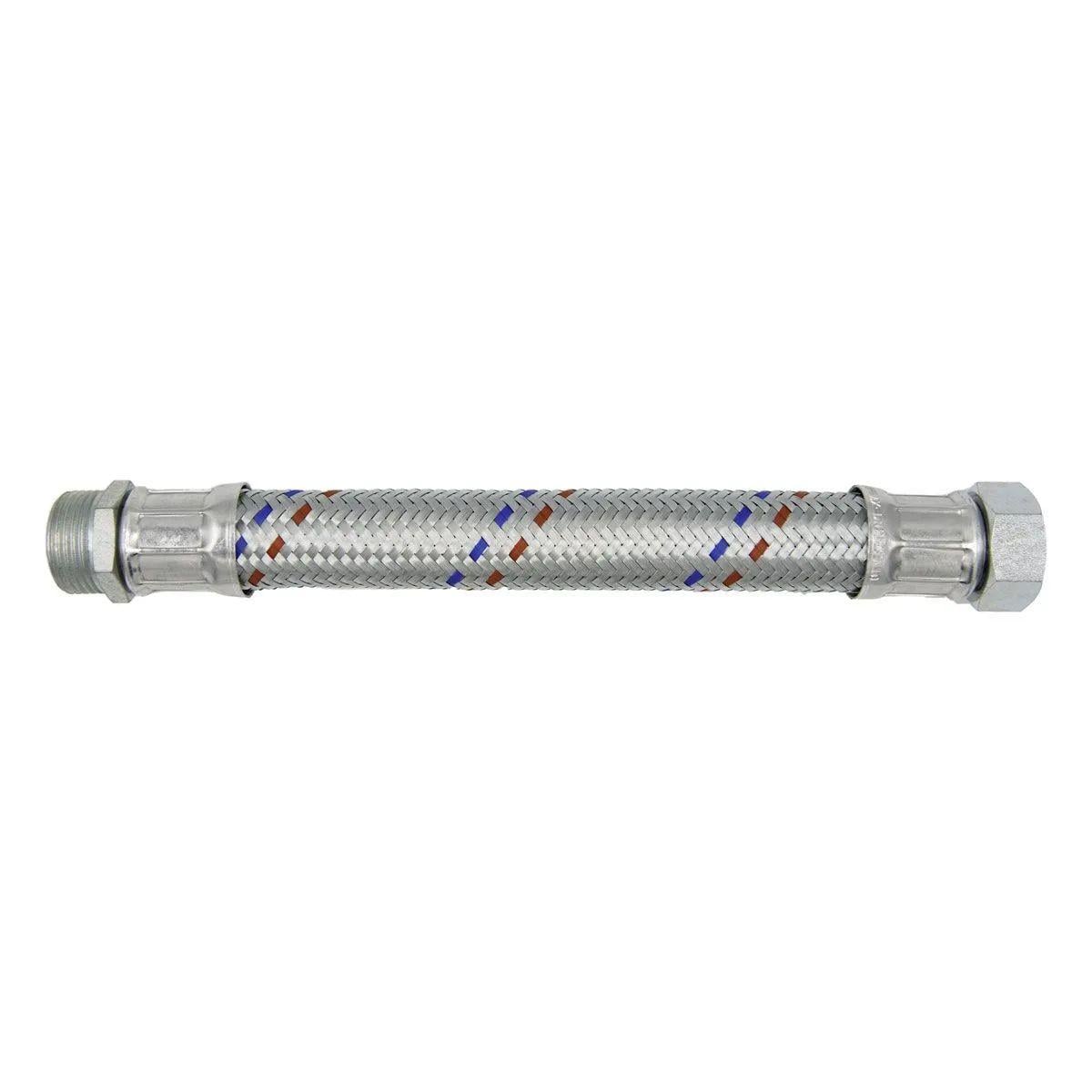 Шланг стальной Luxor с внутренней и наружной резью 3/4"/70 см