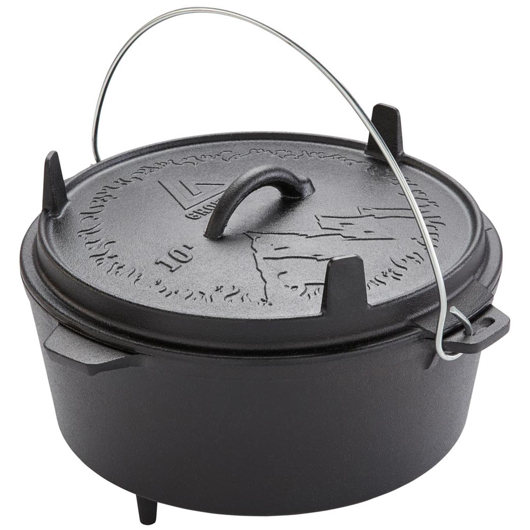 Казан з кришкою Groenberg Askja Pot 33 см/10 л Black (266018) Казан з кришкою Groenberg Askja Pot 33 см/10 л Black (266018)