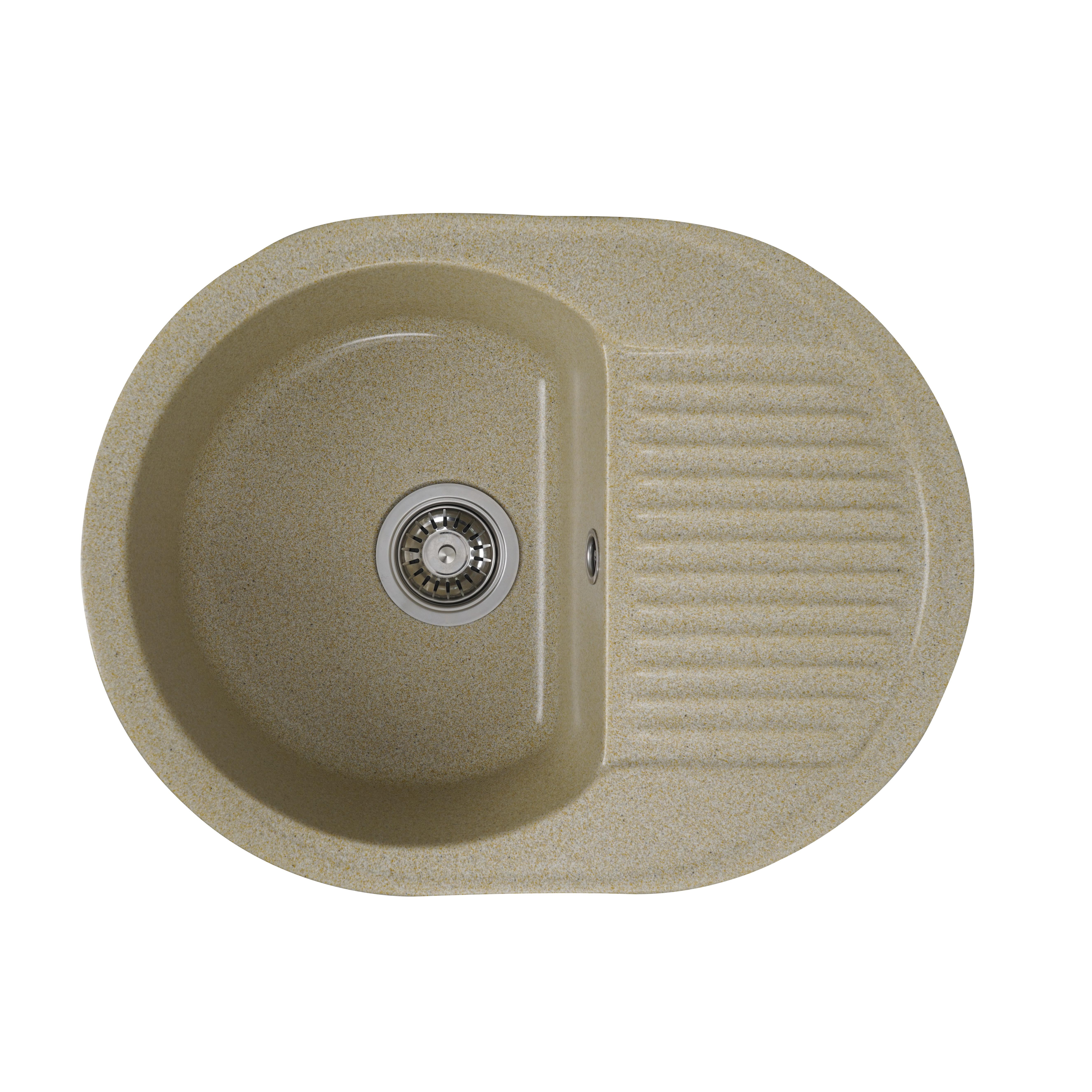 Мойка для кухни Platinum 6247 Bora гранит глянец Бежевый Мойка для кухни Platinum 6247 Bora гранит глянец Бежевый