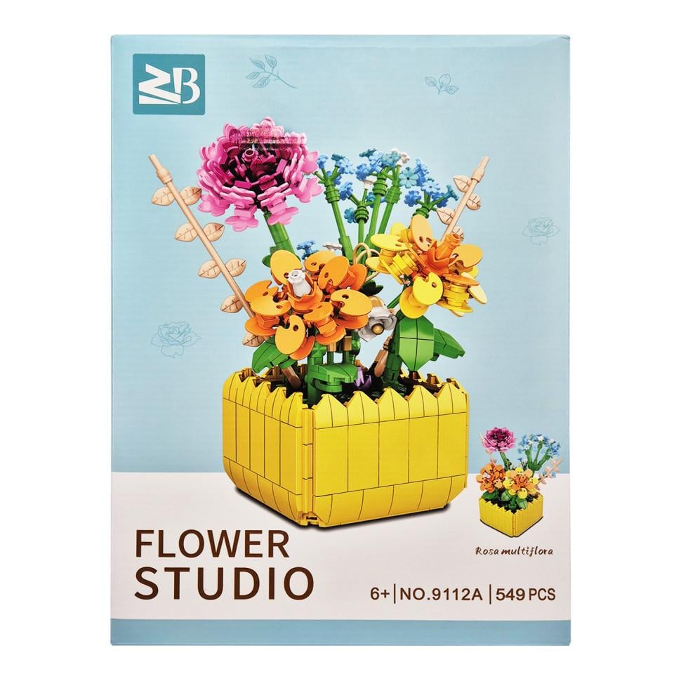 Конструктор дитячий Квіти Rose multiflora Flower Studio 9112A 549 деталей (RLT50823) Конструктор дитячий Квіти Rose multiflora Flower Studio 9112A 549 деталей (RLT50823)