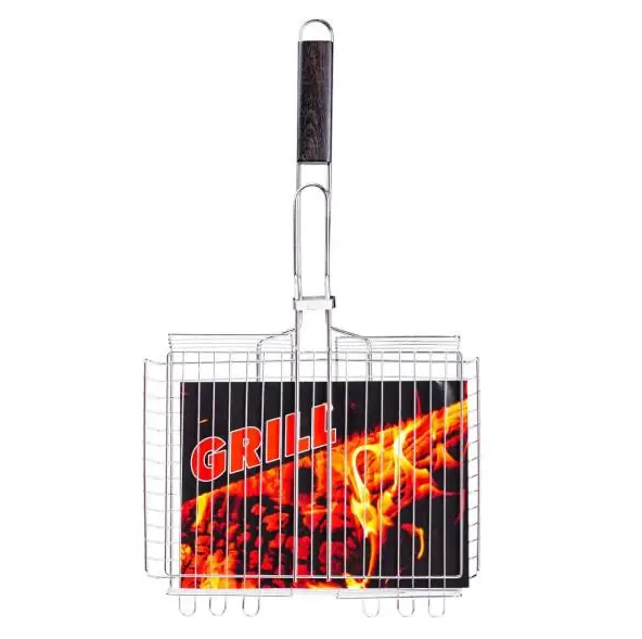 Решетка глубокая для гриля и барбекю Grill из нержавеющей стали 42х31 см (HP458RESH) - фото 9 Решетка глубокая для гриля и барбекю Grill из нержавеющей стали 42х31 см (HP458RESH) - фото 9