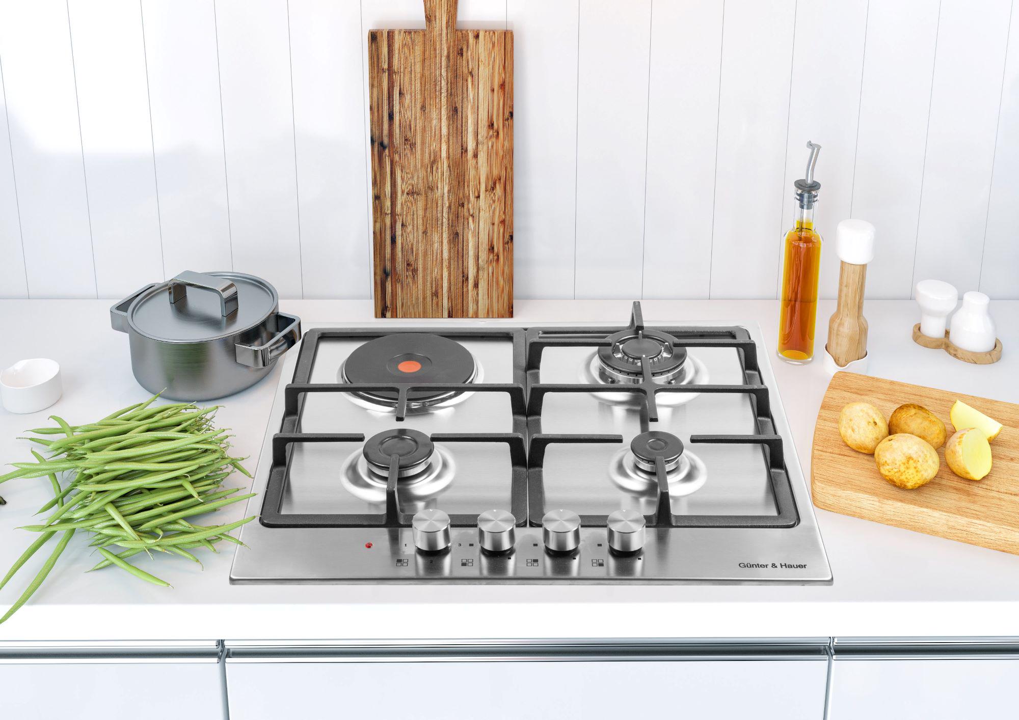 Варочная поверхность комбинированная Gunter&Hauer GH 631 XE - фото 7 Варочная поверхность комбинированная Gunter&Hauer GH 631 XE - фото 7