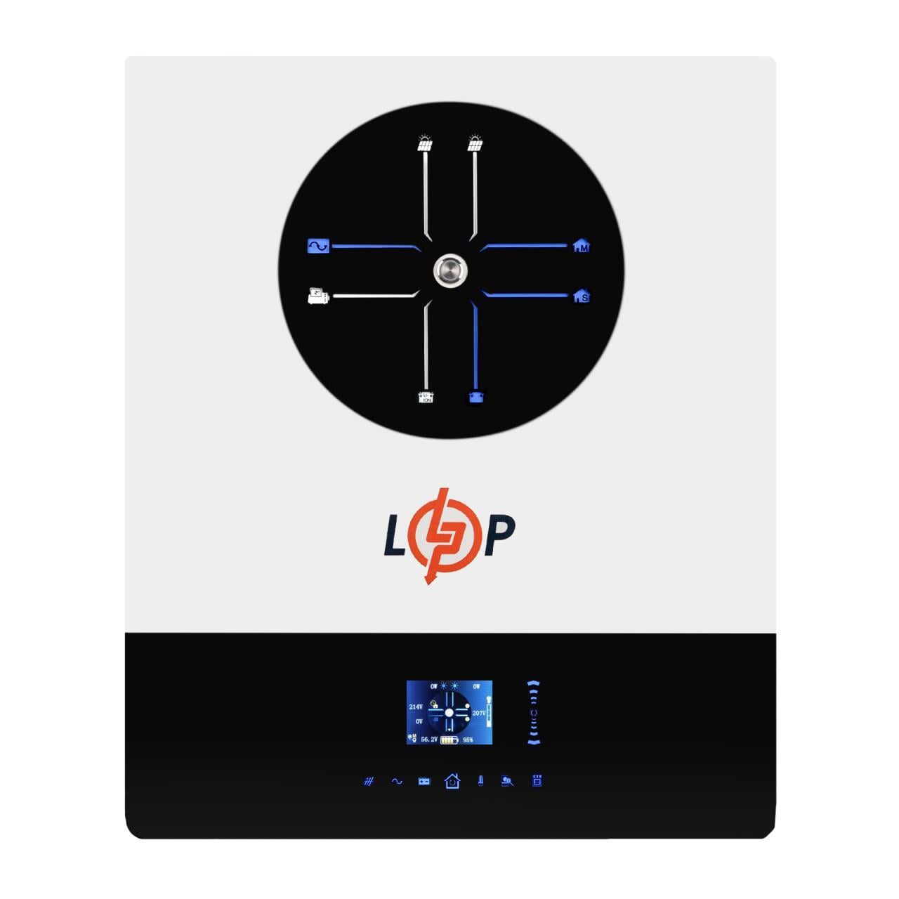 Інвертор гібридний сонячний ДБЖ LPW-MAXII-ULTRA 11000VA 11000Вт 48V 150A MPPT 90-450V ON-OFF GRID (3098521782)