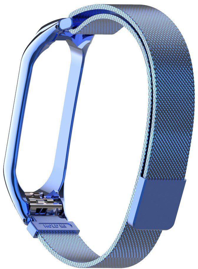 Ремешок Миланская петля Milano Mi Band 4 Blue (20788) - фото 2