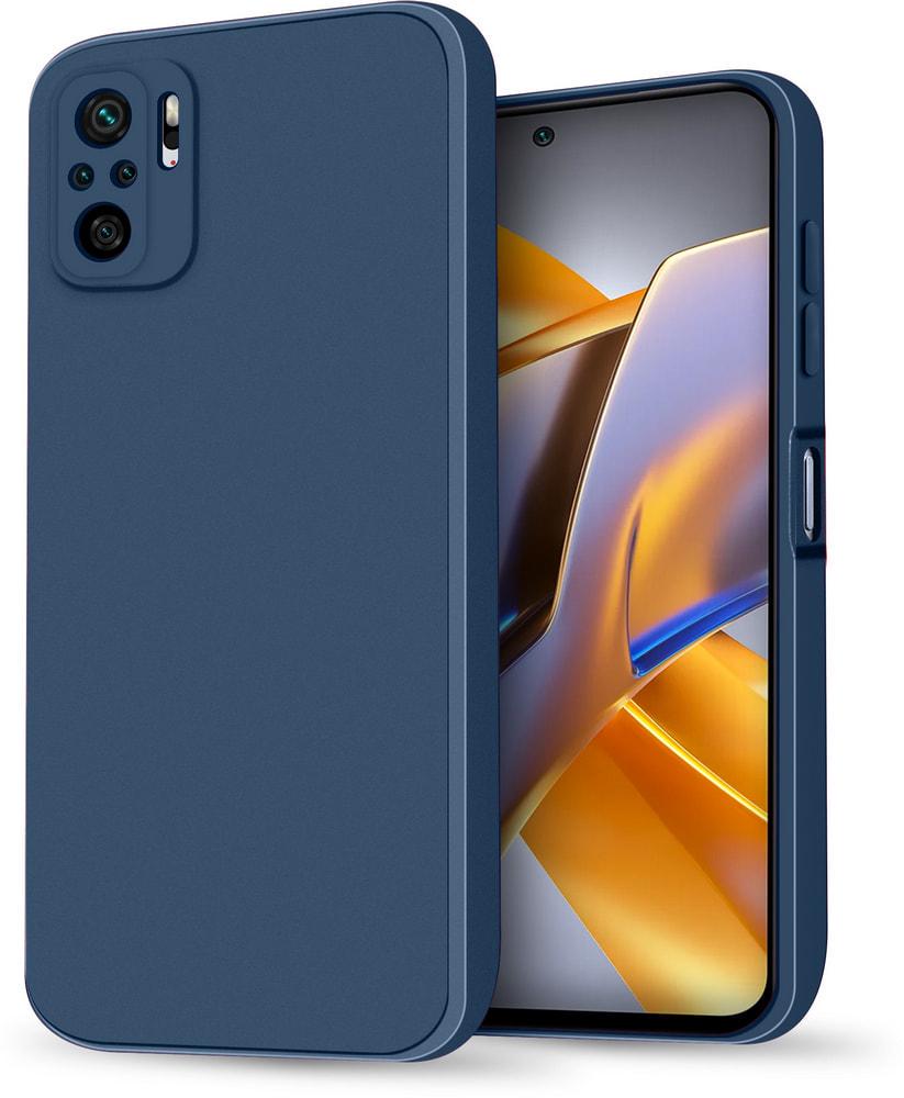 Силиконовый чехол HardCorner Xiaomi Poco M5s (с микрофиброй) Blue (34849-28) Силиконовый чехол HardCorner Xiaomi Poco M5s (с микрофиброй) Blue (34849-28)