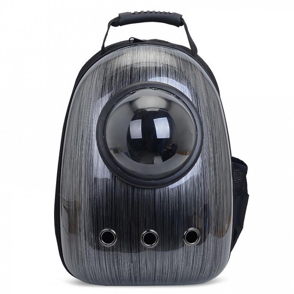 Рюкзак для переноски домашних питомцев CosmoPet CP-87 с иллюминатором 42х31х20 см Black (3_06380)