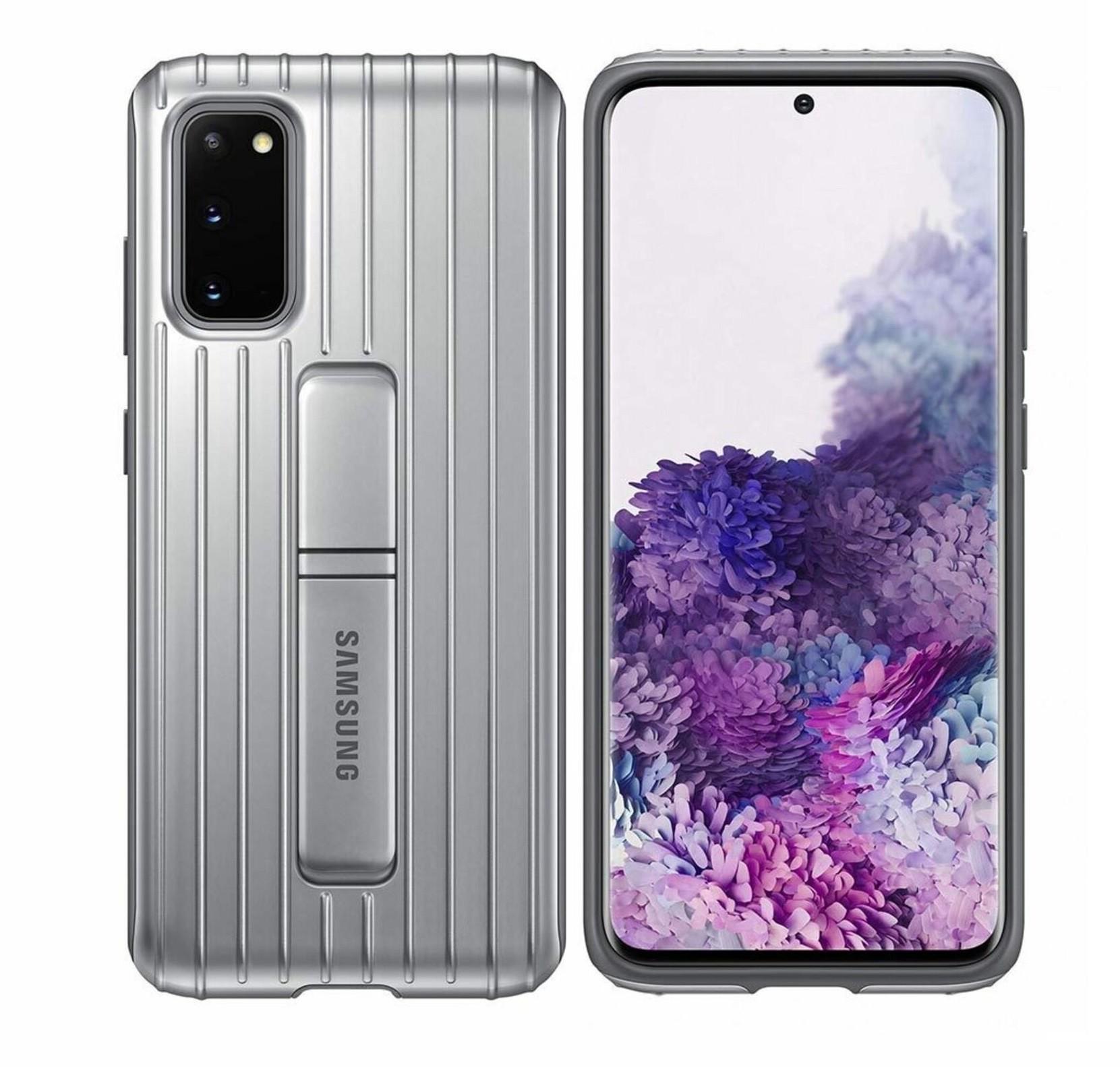 Чехол противоударный Official Protective Rugged Standing Cover EF-RG980CSEGRU с подставкой для Samsung Galaxy S20 Silver Чехол противоударный Official Protective Rugged Standing Cover EF-RG980CSEGRU с подставкой для Samsung Galaxy S20 Silver