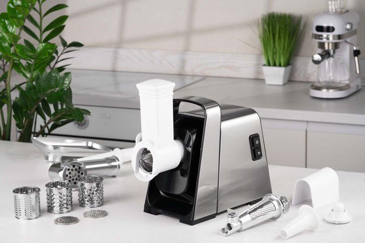 Мясорубка-соковыжималка с шинковкой Rainberg 3800W металлическая - фото 10 Мясорубка-соковыжималка с шинковкой Rainberg 3800W металлическая - фото 10