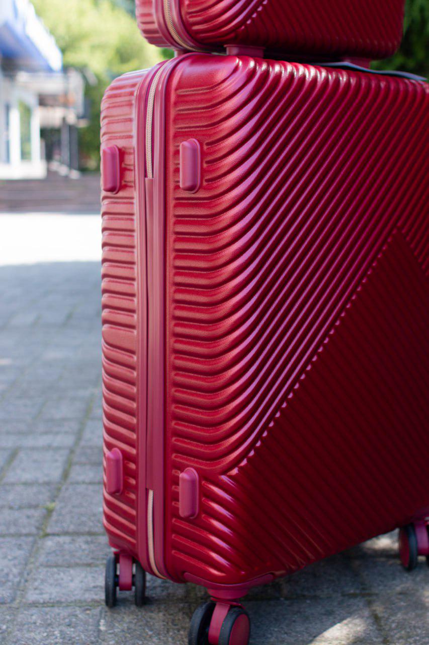 Чемодан пластиковый Wings WN-01 S Красный (11881148) - фото 4 Чемодан пластиковый Wings WN-01 S Красный (11881148) - фото 4