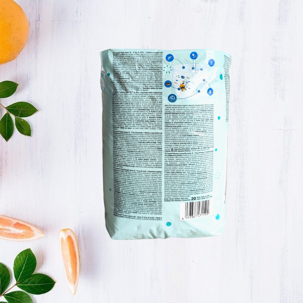 Підгузки-трусики bevola Pants Junior 5 12-17 кг 20 шт. - фото 2 Підгузки-трусики bevola Pants Junior 5 12-17 кг 20 шт. - фото 2