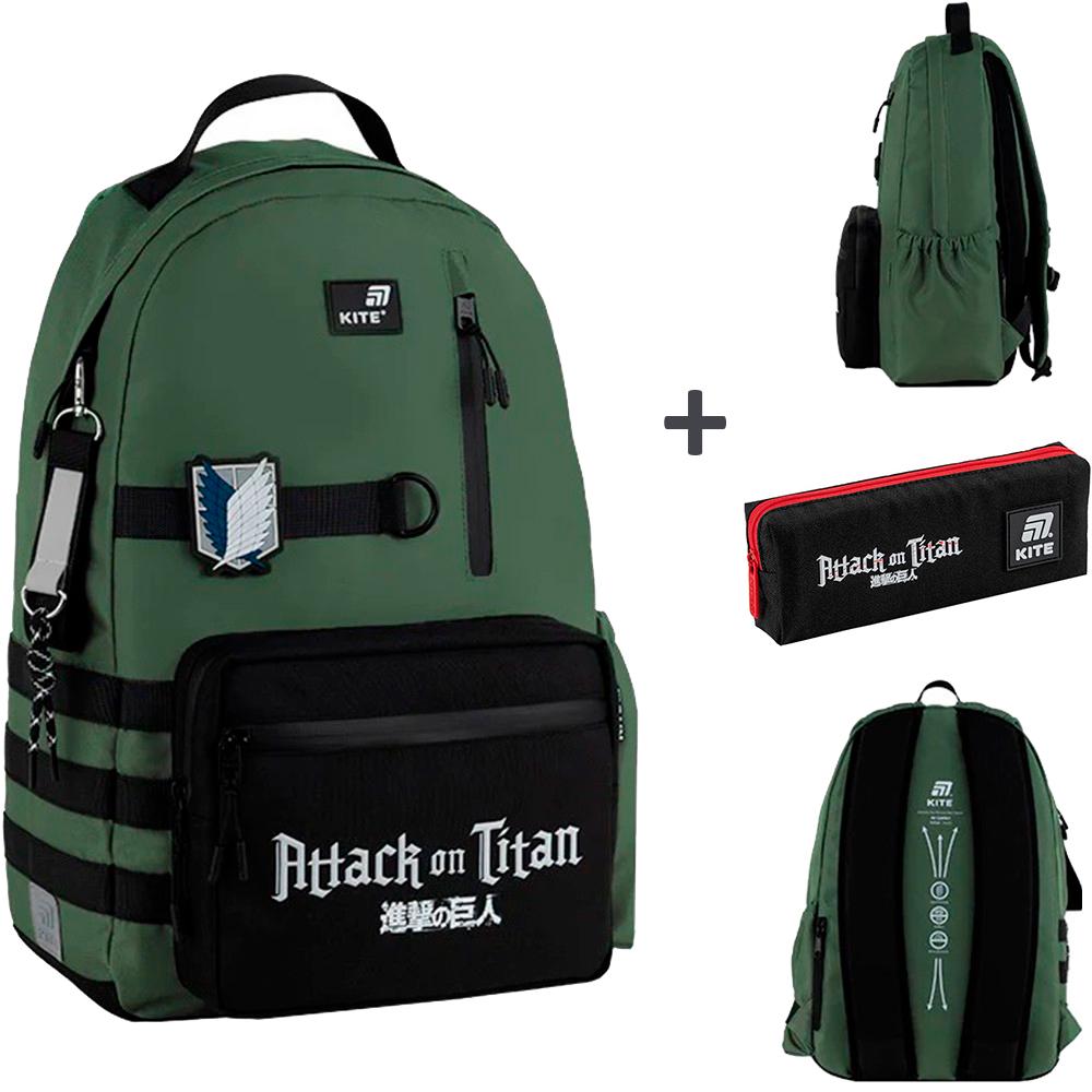Школьный рюкзак KITE Education Teens Attack on Titan Season 18,5 л (AT25-949L) - фото 3