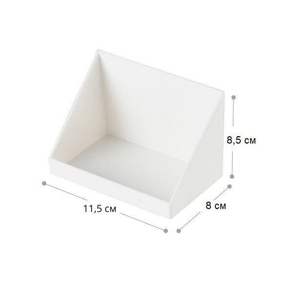 Настінні полиці самоклейні із пластику 5 шт. M00546-1 Білий - фото 6 Настінні полиці самоклейні із пластику 5 шт. M00546-1 Білий - фото 6