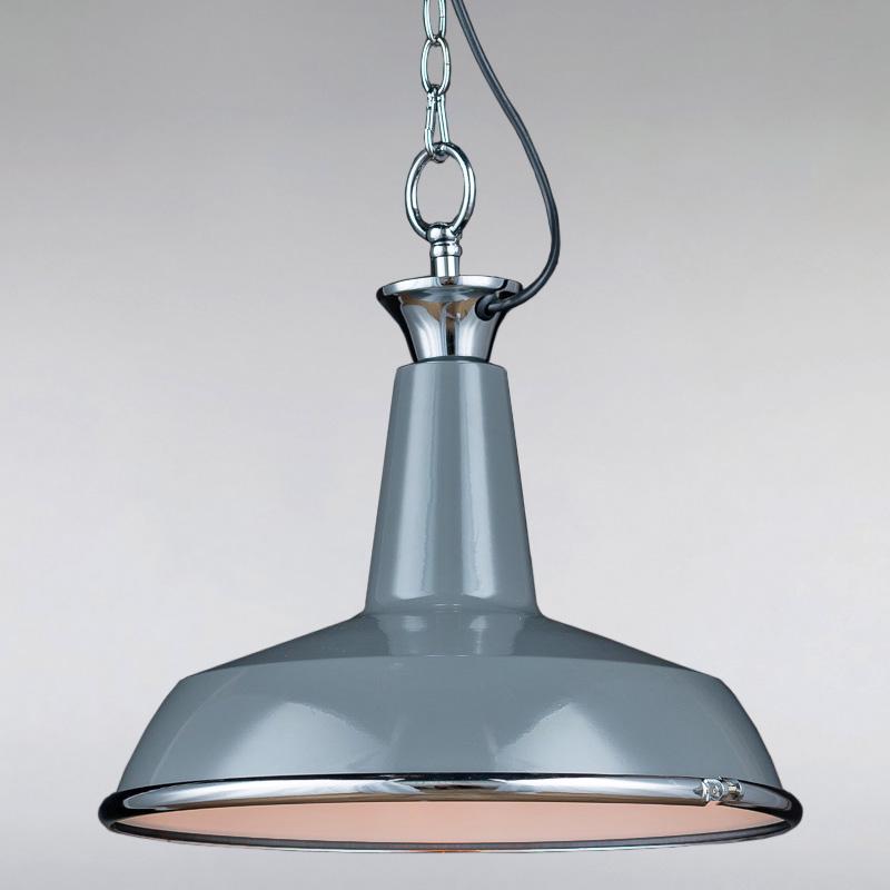 Люстра подвесная лофт Light House ES-15441/1SGW на одну лампу Серый