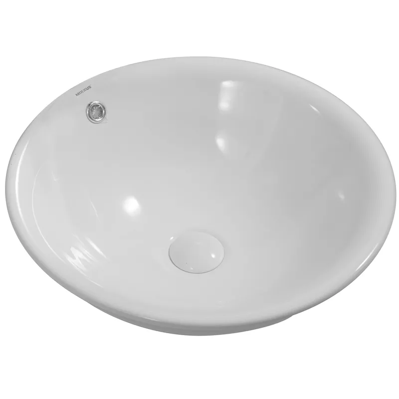 Раковина врезная на столешницу MIXXUS PREMIUM TOPPER-1601 470х470х180 мм с переливом (MP6571)