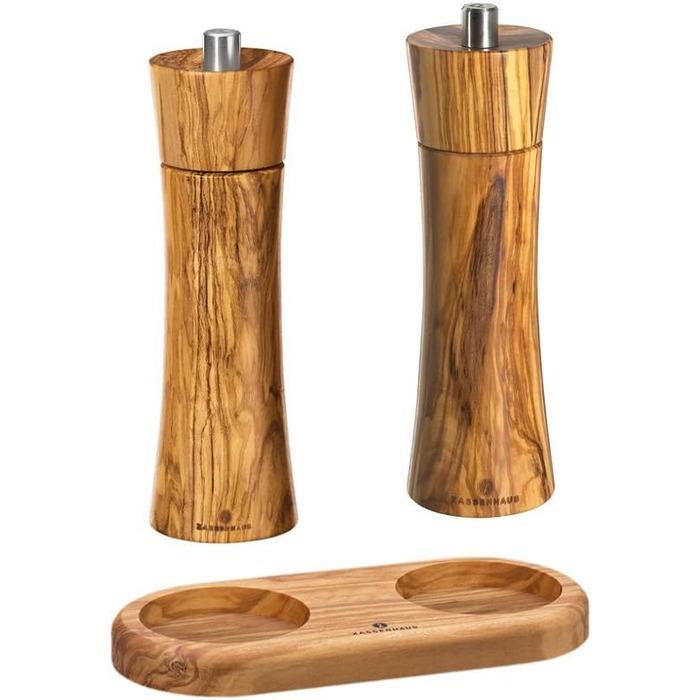Млин для солі та перцю Zassenhaus Trivet Mill з оливковою деревиною (2634207)