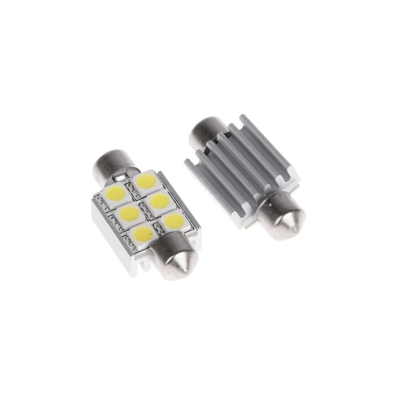 Лампа автомобильная LED SV8.5 CW Festoon 36 мм 12 V (L65-008)