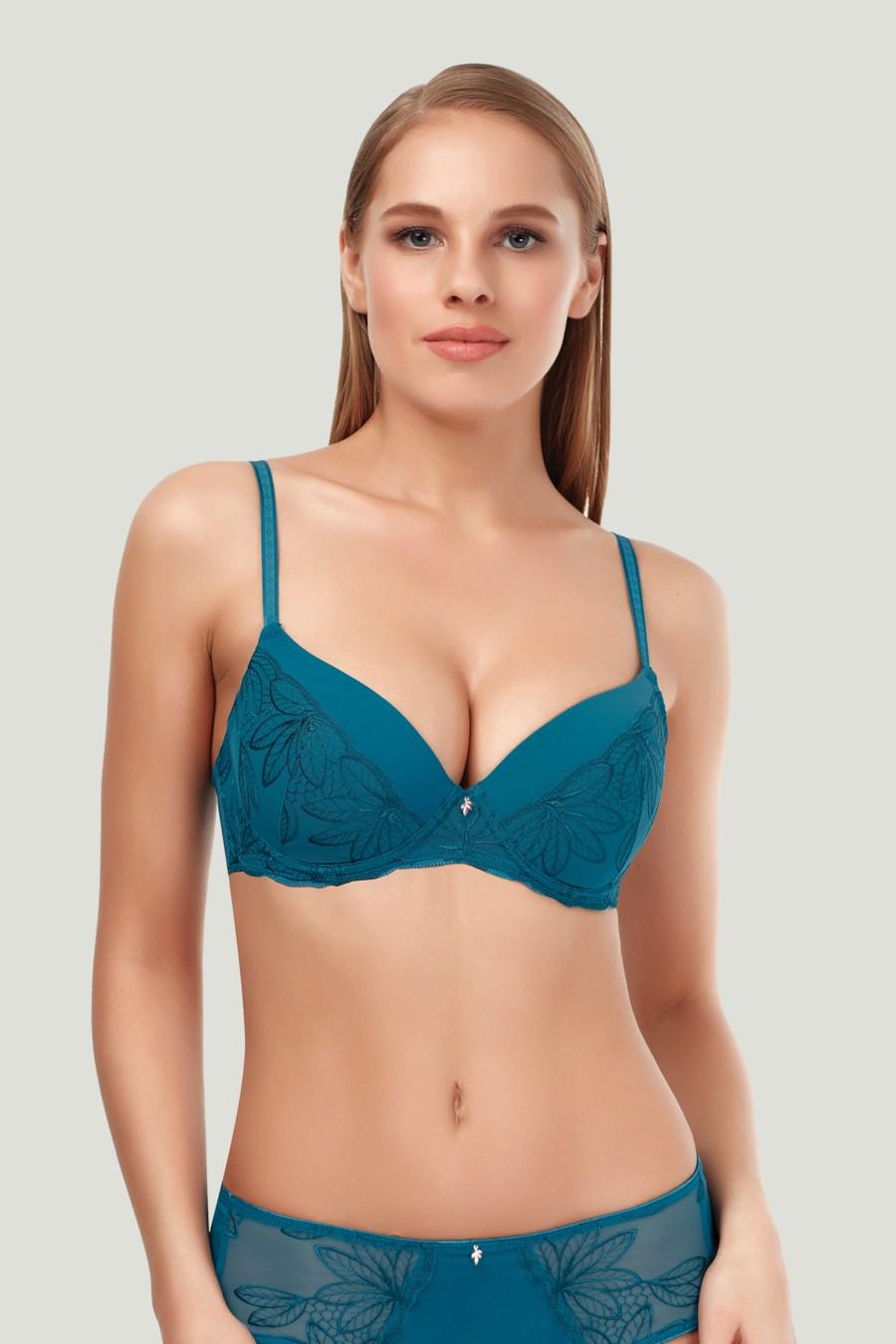 Бюстгальтер push-up Marc&Andre 70C Изумрудный (66630)