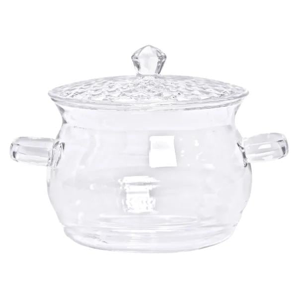 Кастрюля из жаростойкого стекла 2 л Прозрачный (HP-33-1)