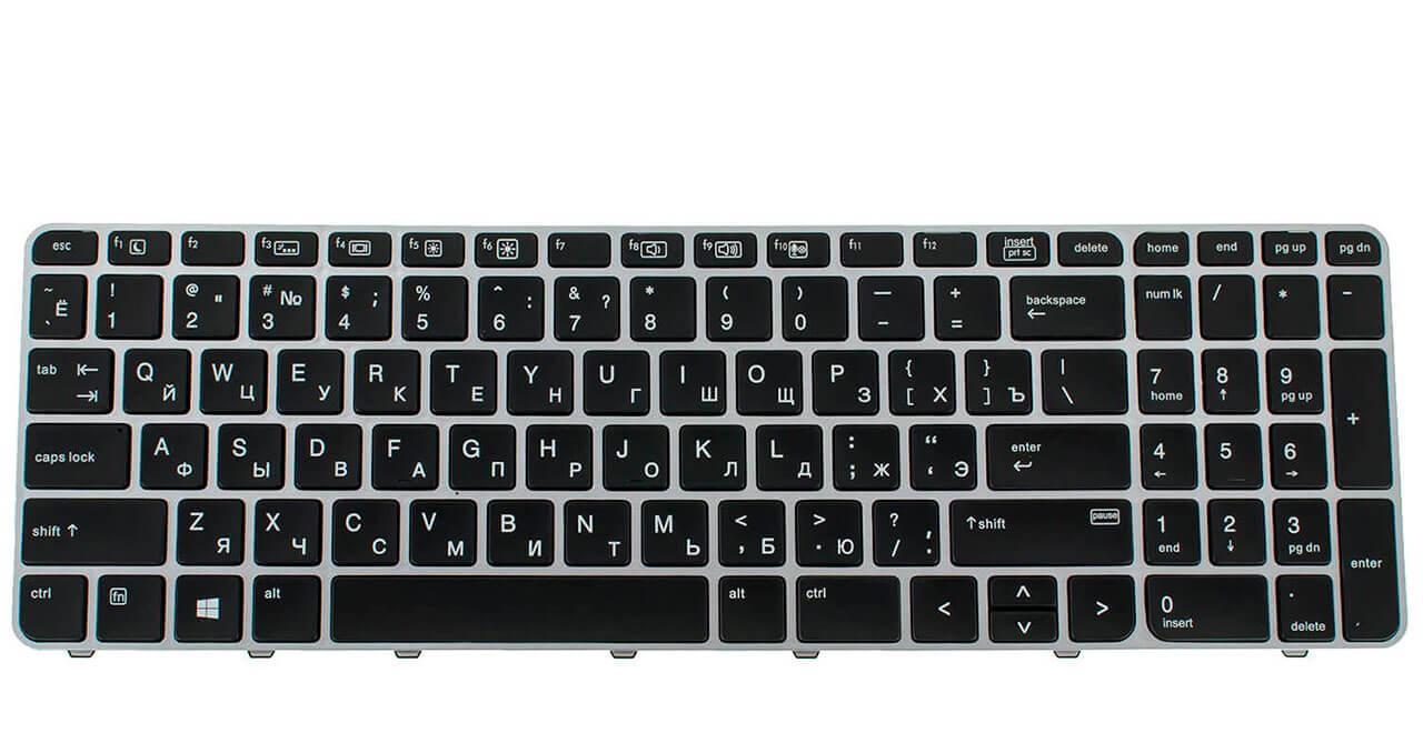 Клавіатура для ноутбука HP EliteBook 755 G3 з підсвічуванням (821191-251)
