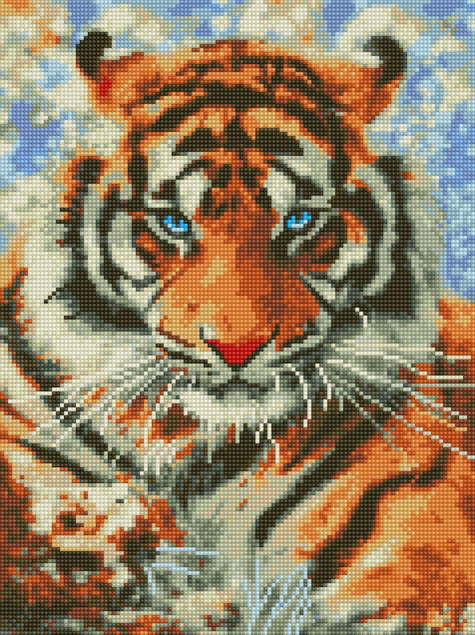 Алмазная мозаика ColorArt Тигр ST476 30x40 см Алмазная мозаика ColorArt Тигр ST476 30x40 см