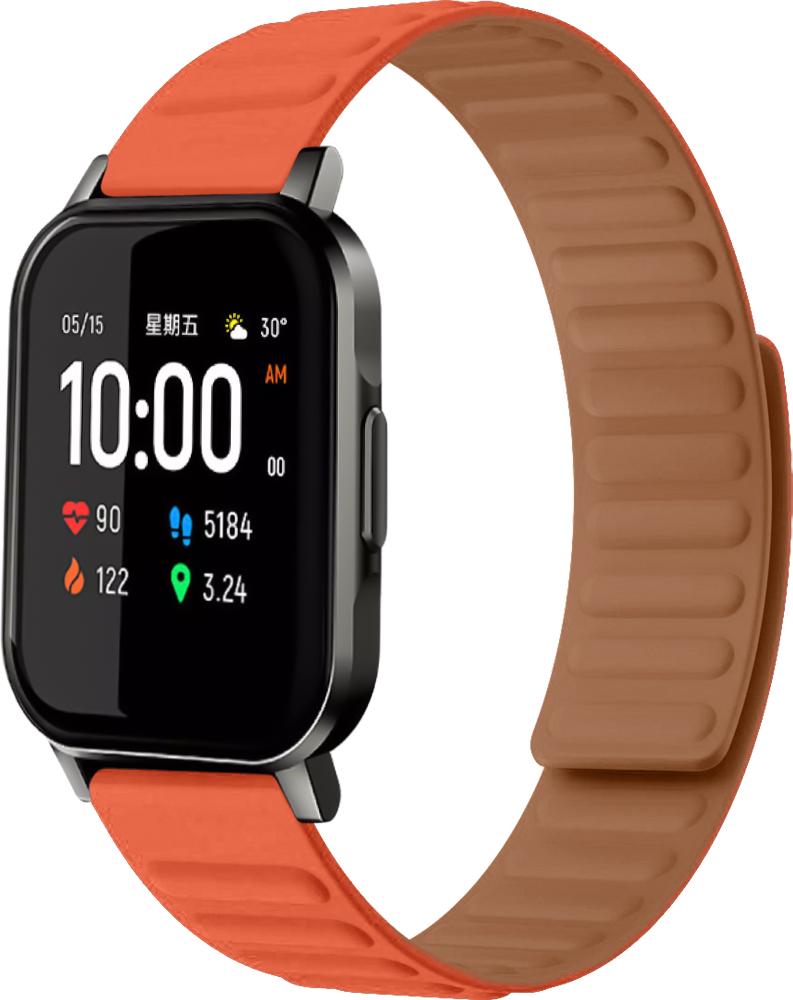 Ремінець Magneter для Haylou Smart Watch 2 (LS02) Orange (26630-2C) Ремінець Magneter для Haylou Smart Watch 2 (LS02) Orange (26630-2C)