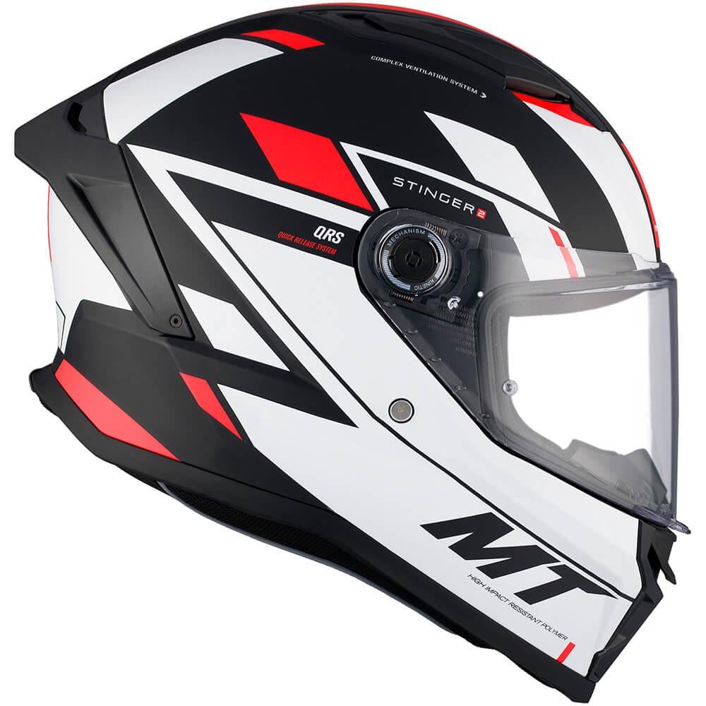 Мотошолом MT HELMETS STINGER 2 Zivze B5 S Matt Red (29252) - фото 5