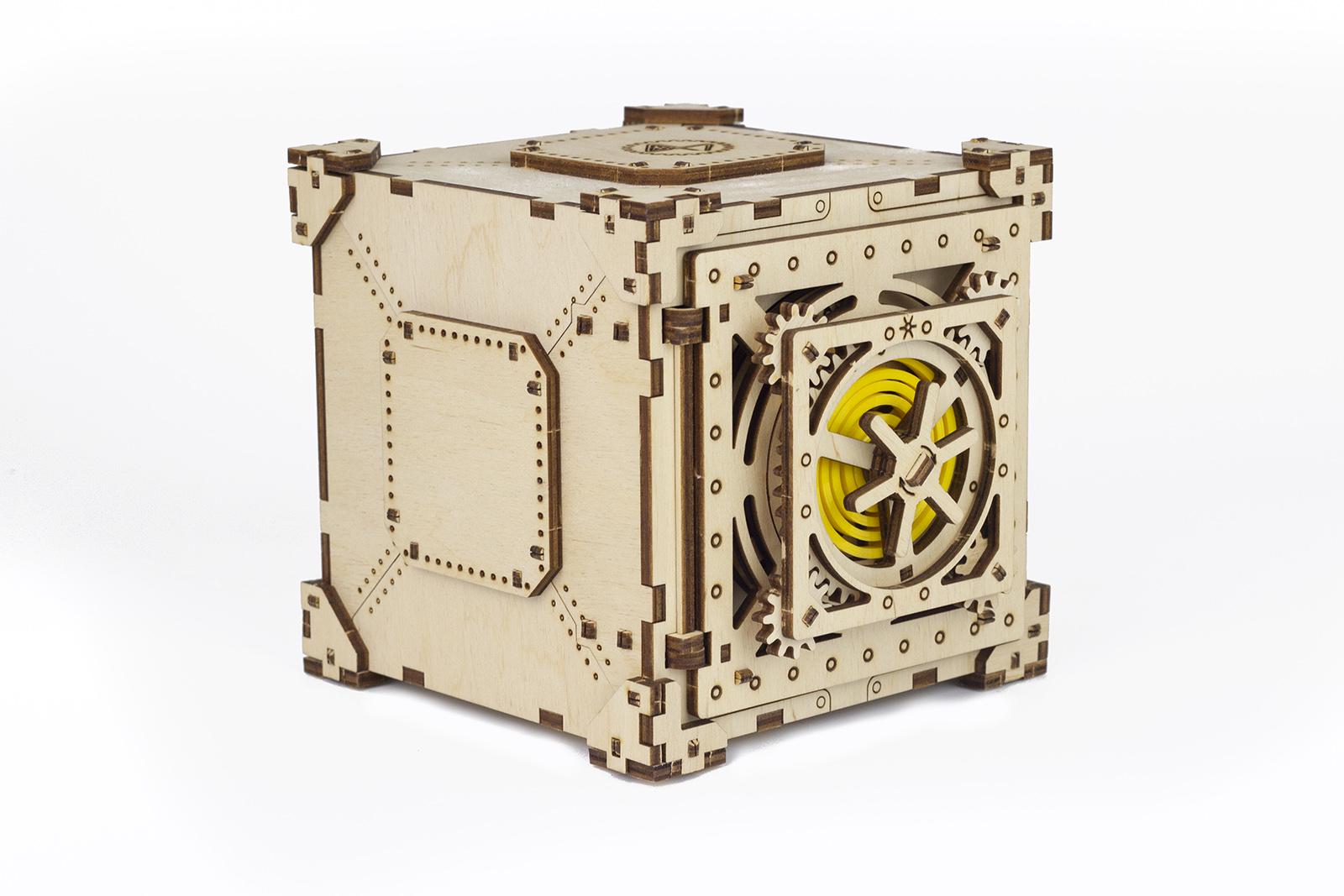 Конструктор механічний 3D Time for Machine Lockbox Жовтий (T4M380310YEL) - фото 4 Конструктор механічний 3D Time for Machine Lockbox Жовтий (T4M380310YEL) - фото 4
