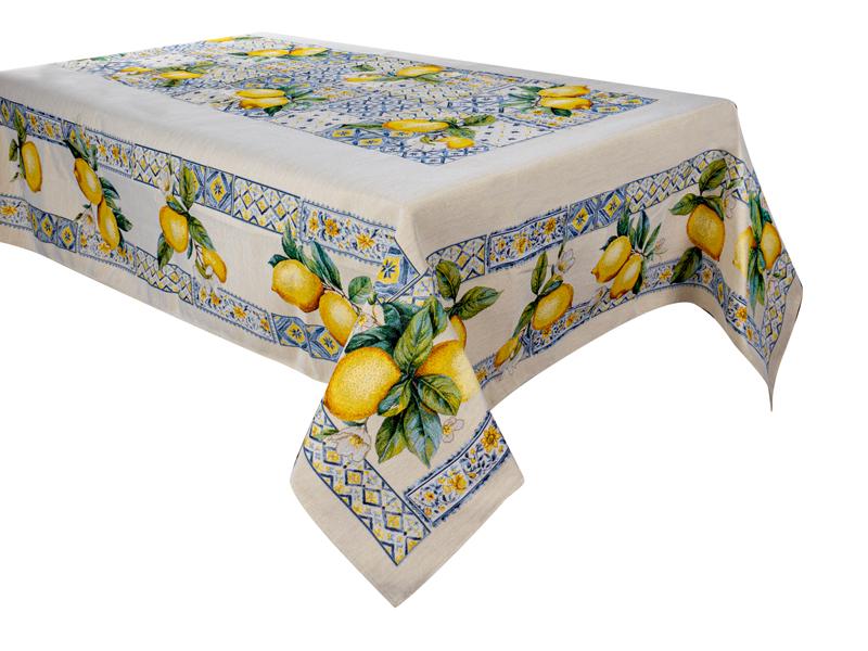 Скатерть гобеленовая Lefard Сицилийский лимон 140x220 см (716-215)