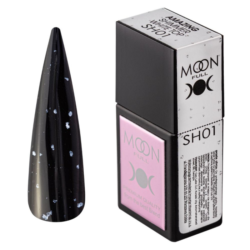 Топ для гель-лака Moon Full AMAZING Shimmer Top SH01 12 мл