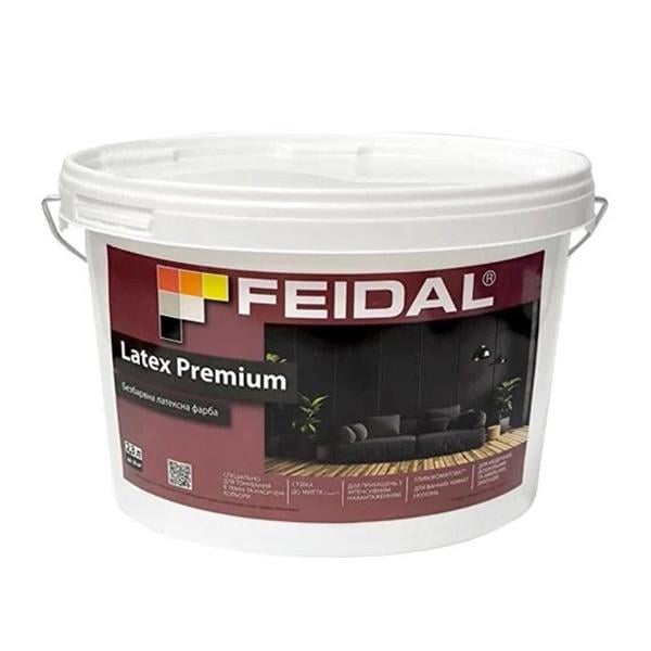 Краска Feidal Latex Premium TR глубокоматовая база под темные и насыщенные цвета 2,3 л Бесцветный