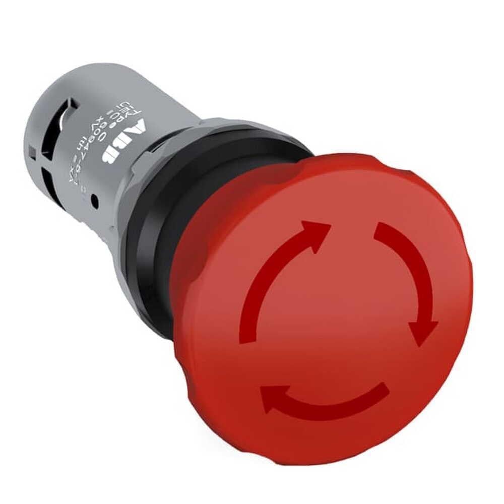 Кнопка аварійного відключення ABB CE4T-10R-11 (1SFA619550R1071)