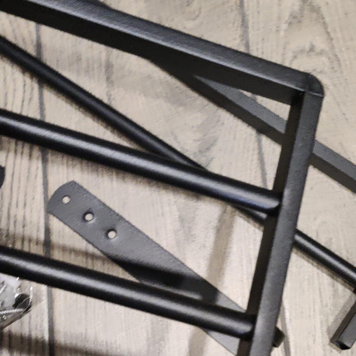 Вішалка-полиця для ванної кімнати Bathroom Shelf ALP-47 Black Чорний (2518) - фото 3