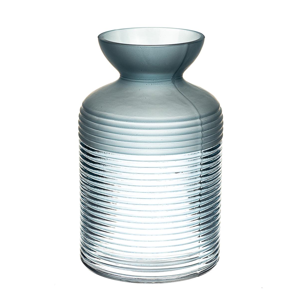 Настольная стеклянная ваза Light House Облако 20 см Серый