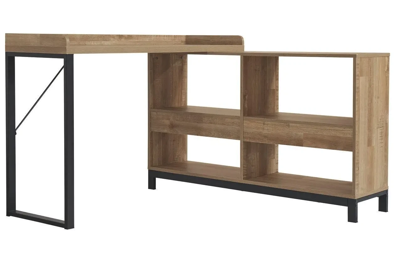 Стіл письмовий LOFT NS-2181 кутовий з полицями та відкритими секціями (3075773172)