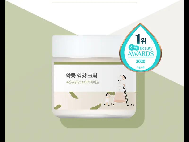 Крем живильний ROUND LAB Soybean Nourishing Cream 80 мл (10461069) - фото 2