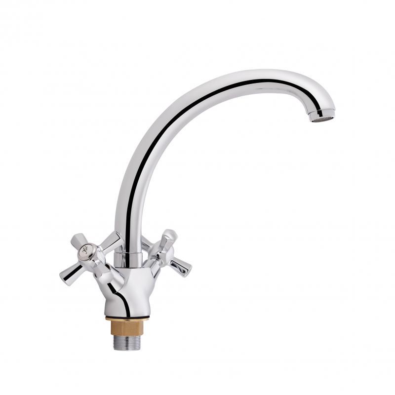 Кухонный смеситель Q-tap Liberty на гайке (CRM 273F)