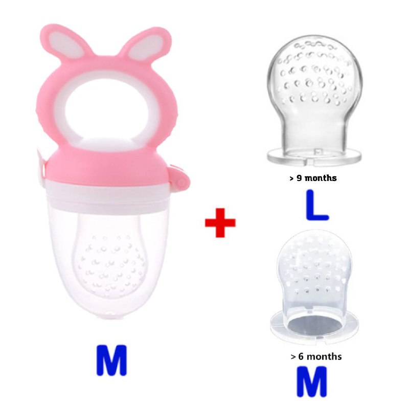 Ніблер силіконовий з трьома насадками 404 Рожевий (1792767824)