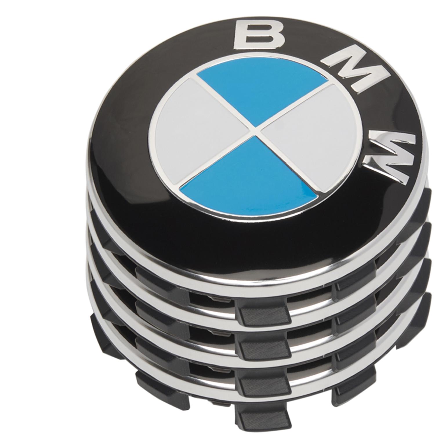 Заглушки литых дисков для BMW E30/E32/E34/E36/E38/E39/E46/E60/E65/E66/E90/E91/E92/E93/X5 X6 4 шт. 56 мм Синий