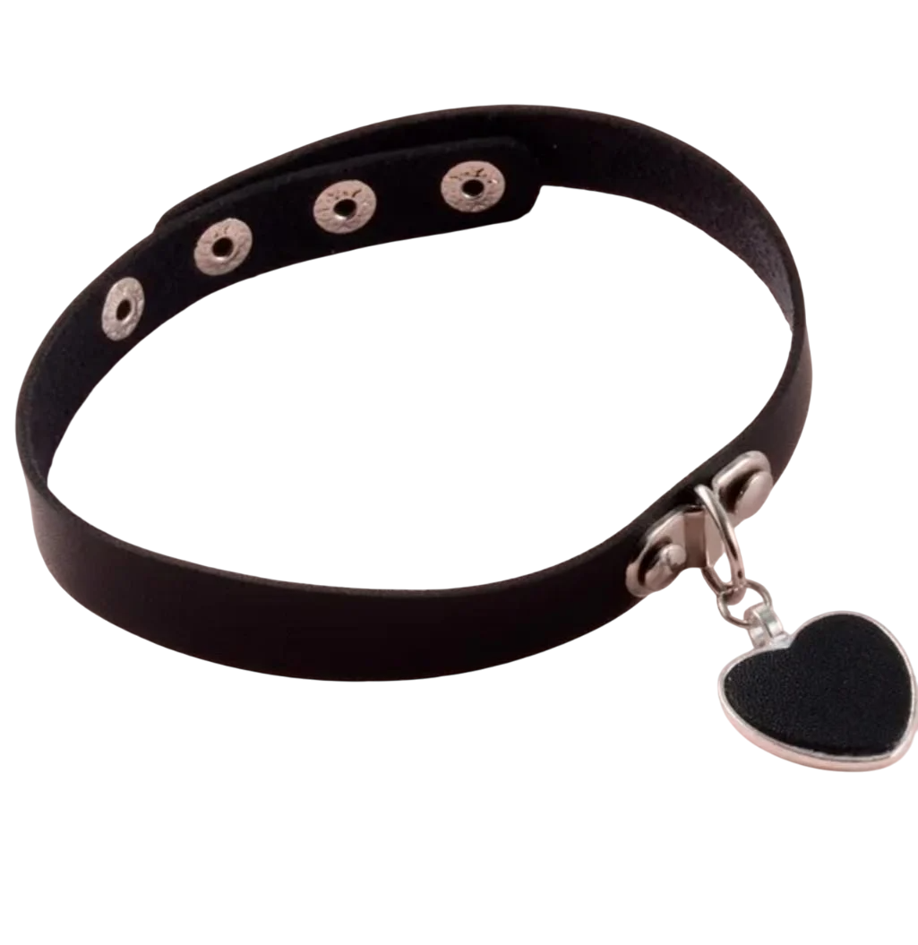 Чокер с сердцем Черный (1868617347)