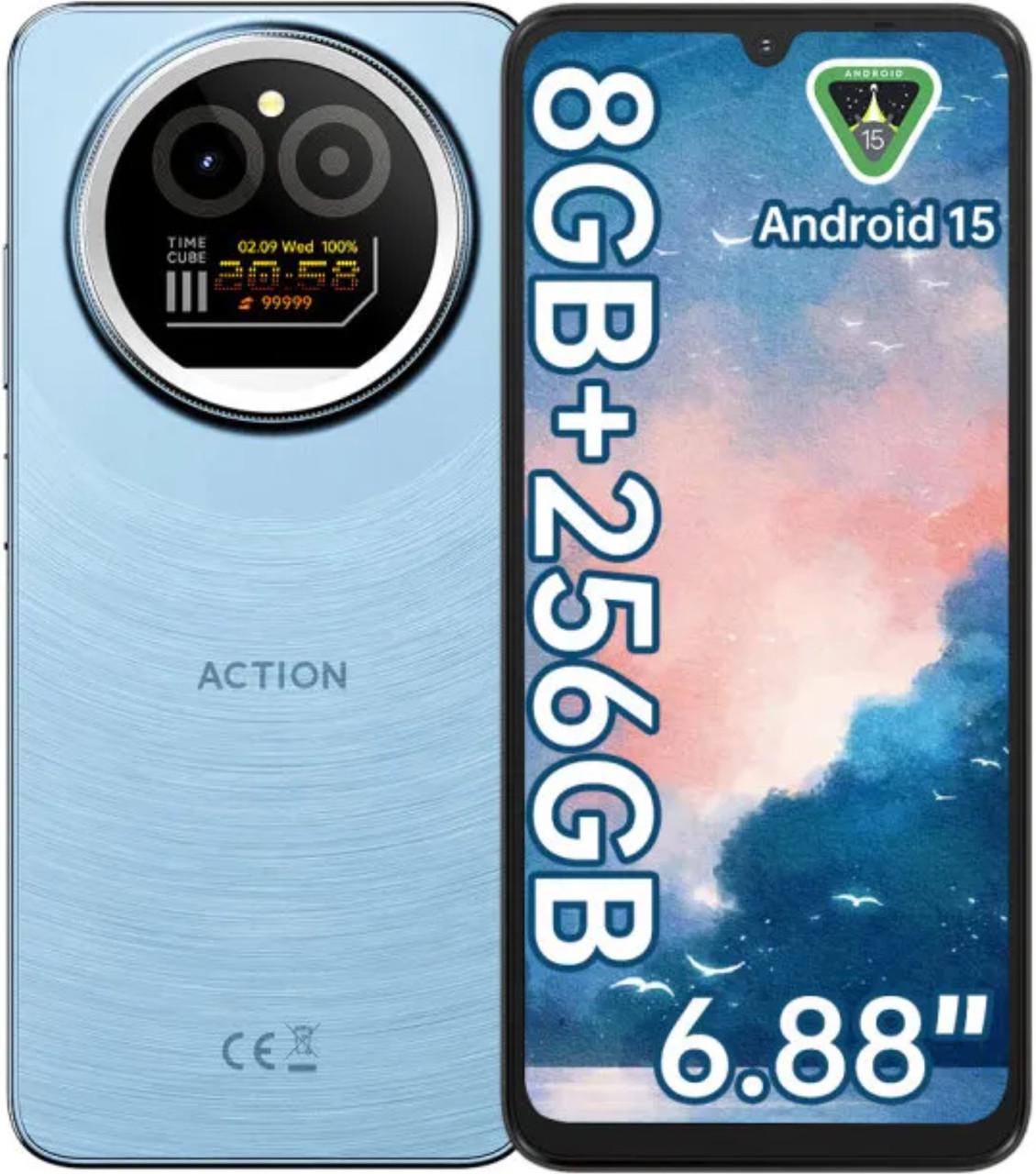Смартфон Oukitel IIIF150 Action A5Pro 3/256 Гб Global Version Serene Blue (2792750660) - фото 2 Смартфон Oukitel IIIF150 Action A5Pro 3/256 Гб Global Version Serene Blue (2792750660) - фото 2