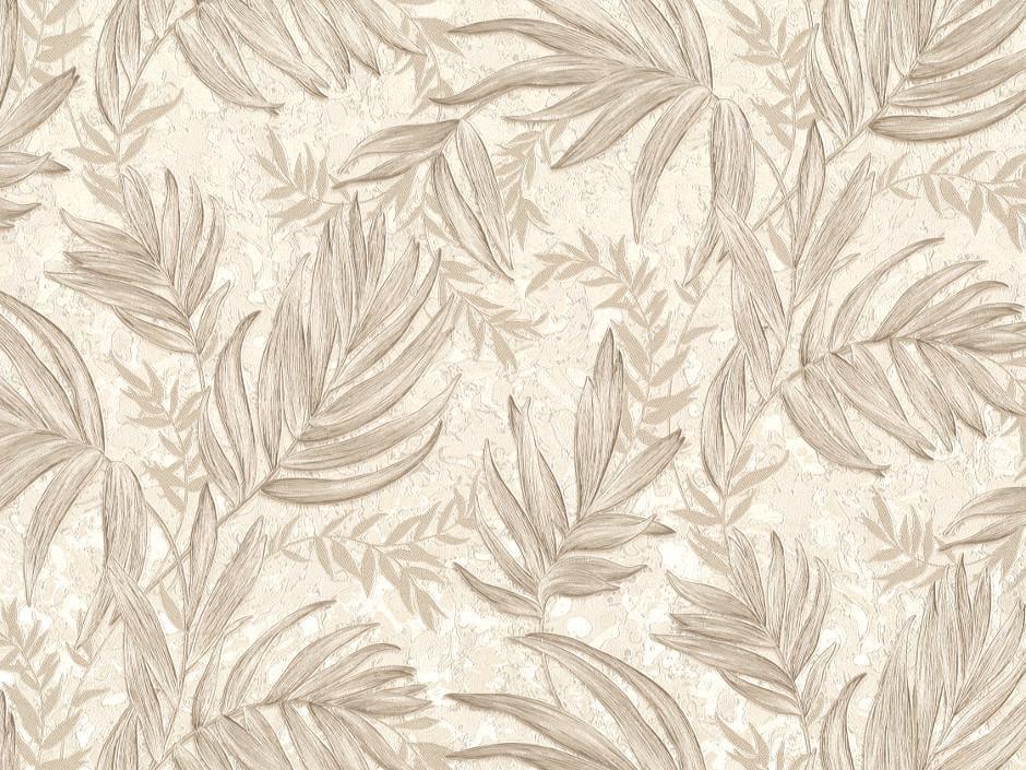 Обои флизелиновые LeGrand Platinum Джунгли 8624-01 Декор винил горячего тиснения 1,06х10,05 м Песочный