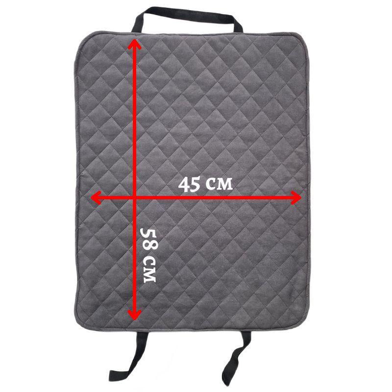 Накидка на спинку переднего сиденья эко-замша 1 шт. Черный (755) - фото 5 Накидка на спинку переднего сиденья эко-замша 1 шт. Черный (755) - фото 5