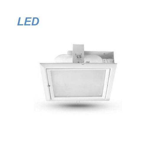 Світильник вбудований Brilum QUAD LED 40W WW Білий - фото 2