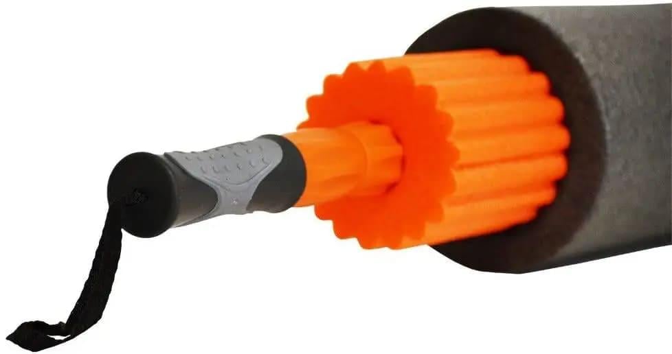 Набір для йоги та фітнесу масажний 3в1 EVA масажний валик/масажна палиця OSPORT Чорно-помаранчевий (OF-0283) - фото 4 Набір для йоги та фітнесу масажний 3в1 EVA масажний валик/масажна палиця OSPORT Чорно-помаранчевий (OF-0283) - фото 4