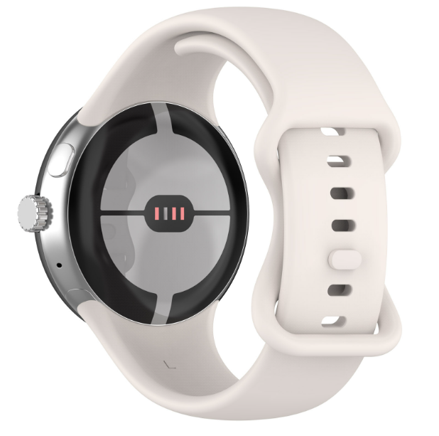Ремінець DK силікон Sport Band Double Loop S для Google Pixel Watch 1/2 Ivory (017768)