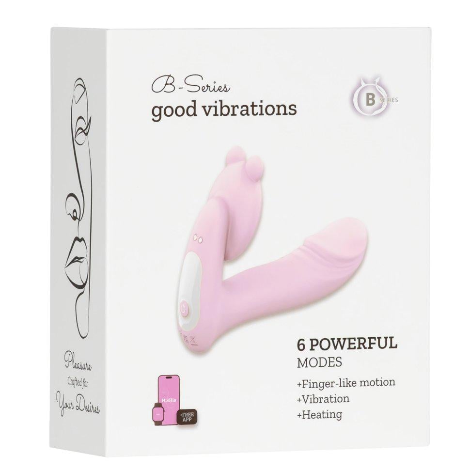 Смарт-Вібратор Silicone vibrator 6 frequenciesFinger function Heating App (38026215)
