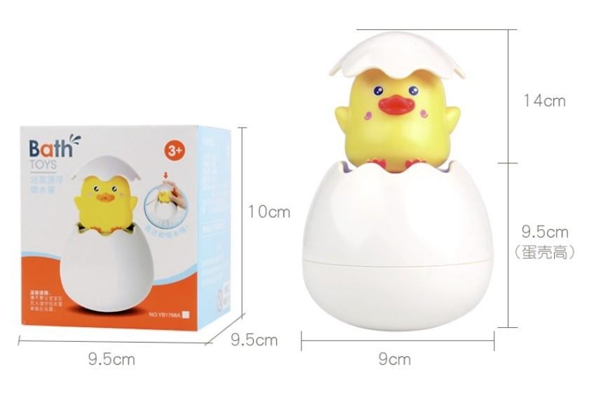 Игровой набор для купания Bath toys Цыпленок в яйце Белый - фото 3 Игровой набор для купания Bath toys Цыпленок в яйце Белый - фото 3