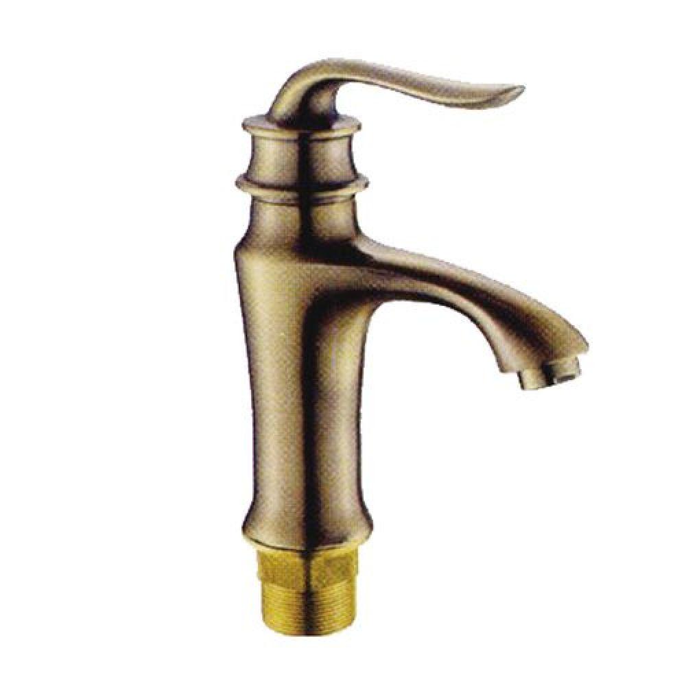 Змішувач для умивальника Zerix Z10219-2 гайка Бронза (6102)