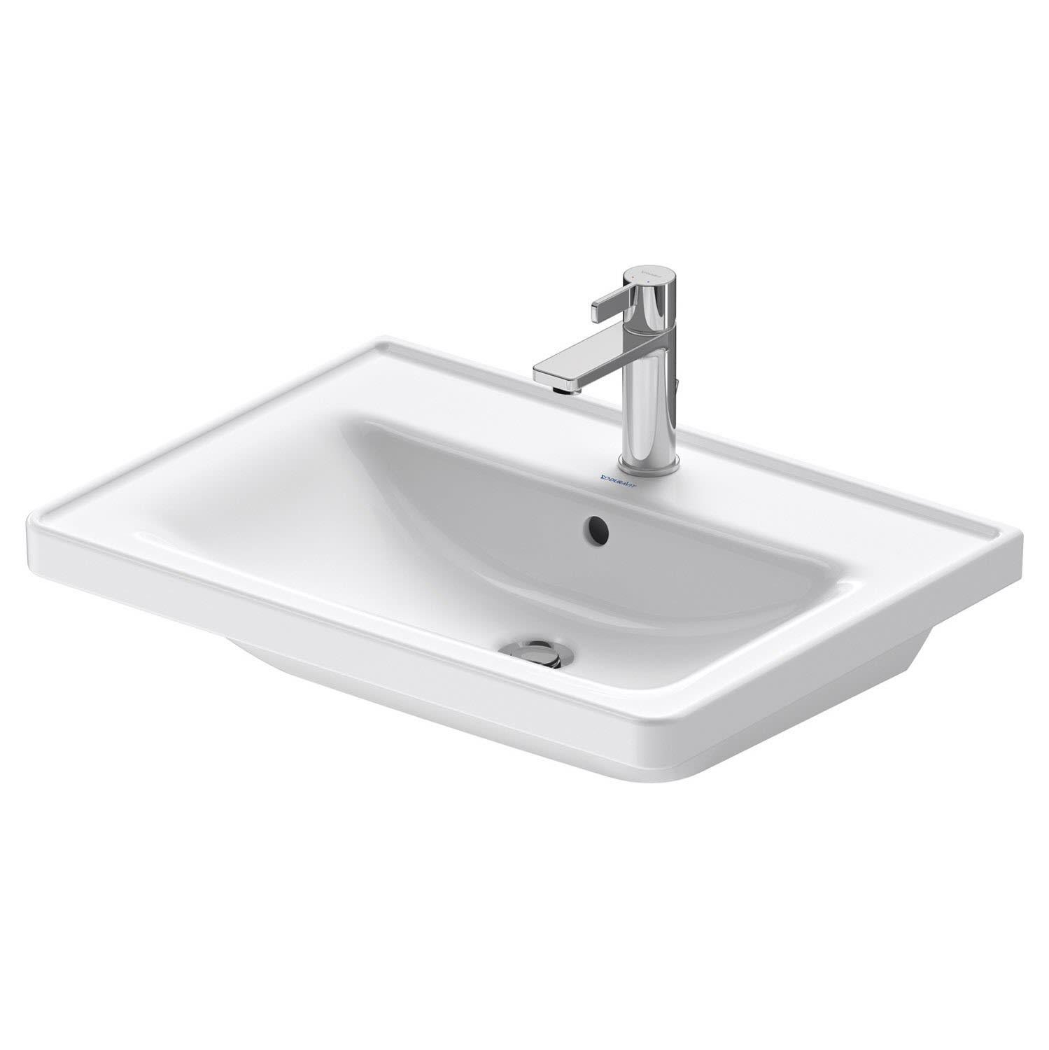 Умивальник підвісний DURAVIT D-Neo 2367650000 650x480x165 мм Білий (164542)