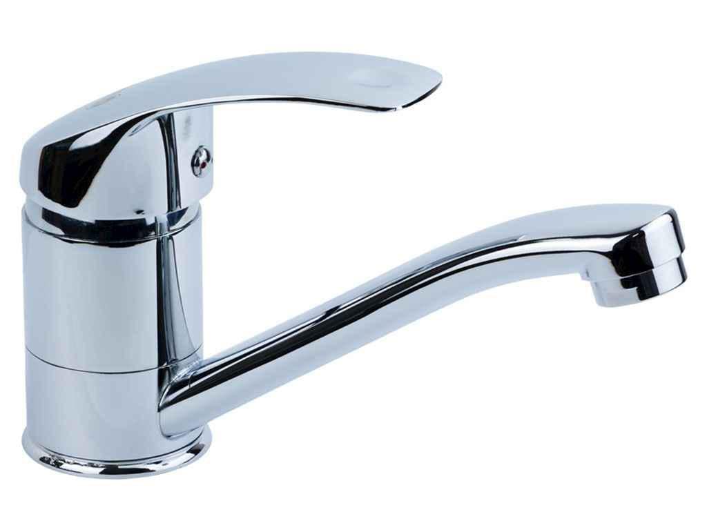 Смеситель TAU SD Ø 40 мм для кухни гусак прямой 150 мм на шпильке (9804120)